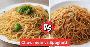 Chow mein vs Spaghetti